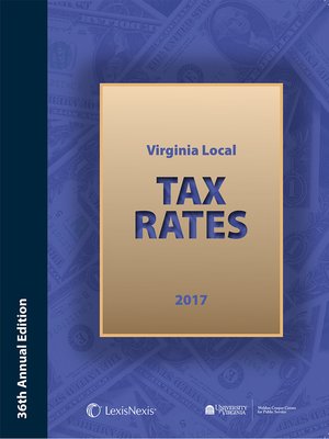 cover image of Virginia Local Tax Rates